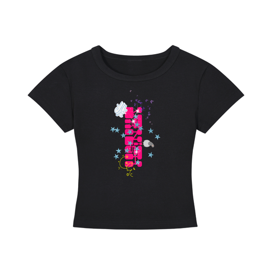 'Vanish' Cropped T-Shirt