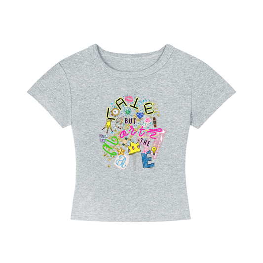 'Late but...' Cropped T-Shirt