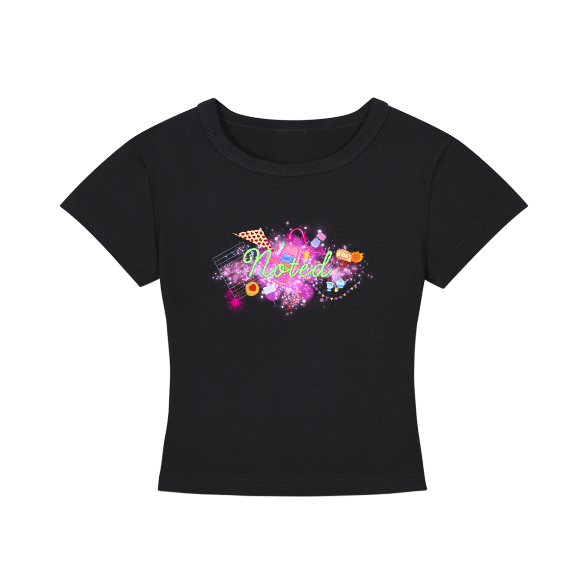 'Noted' Cropped T-Shirt