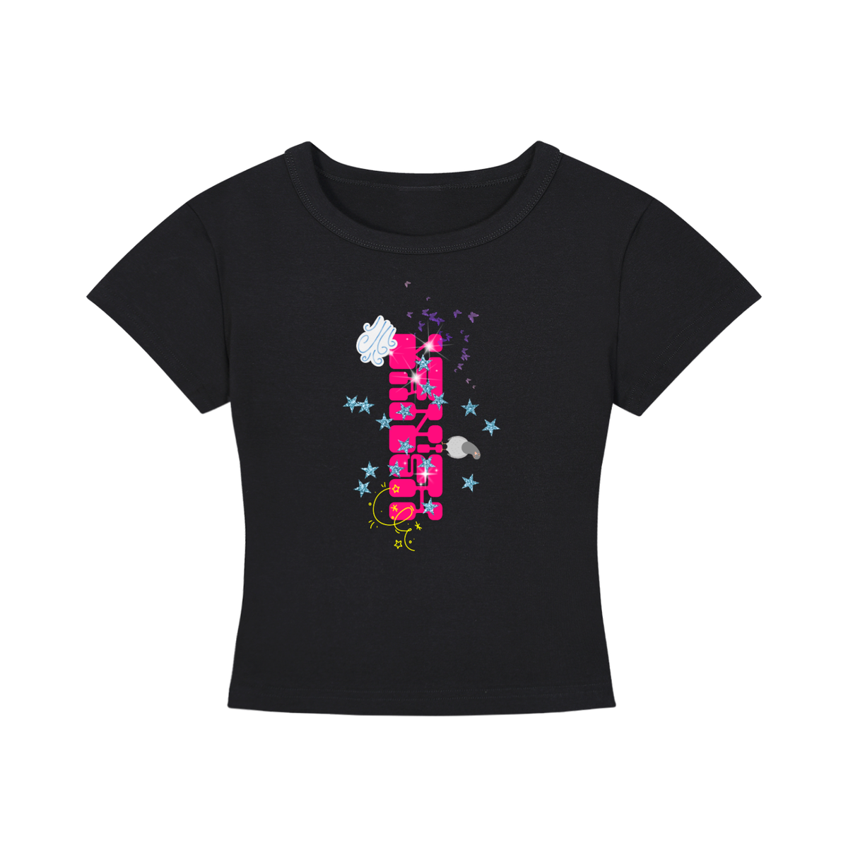 'Vanish' Cropped T-Shirt