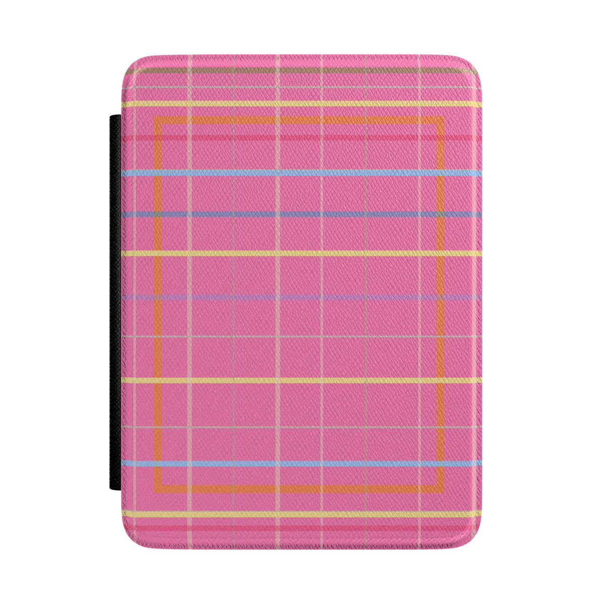 Raspberry Plaid Club Kindle Case