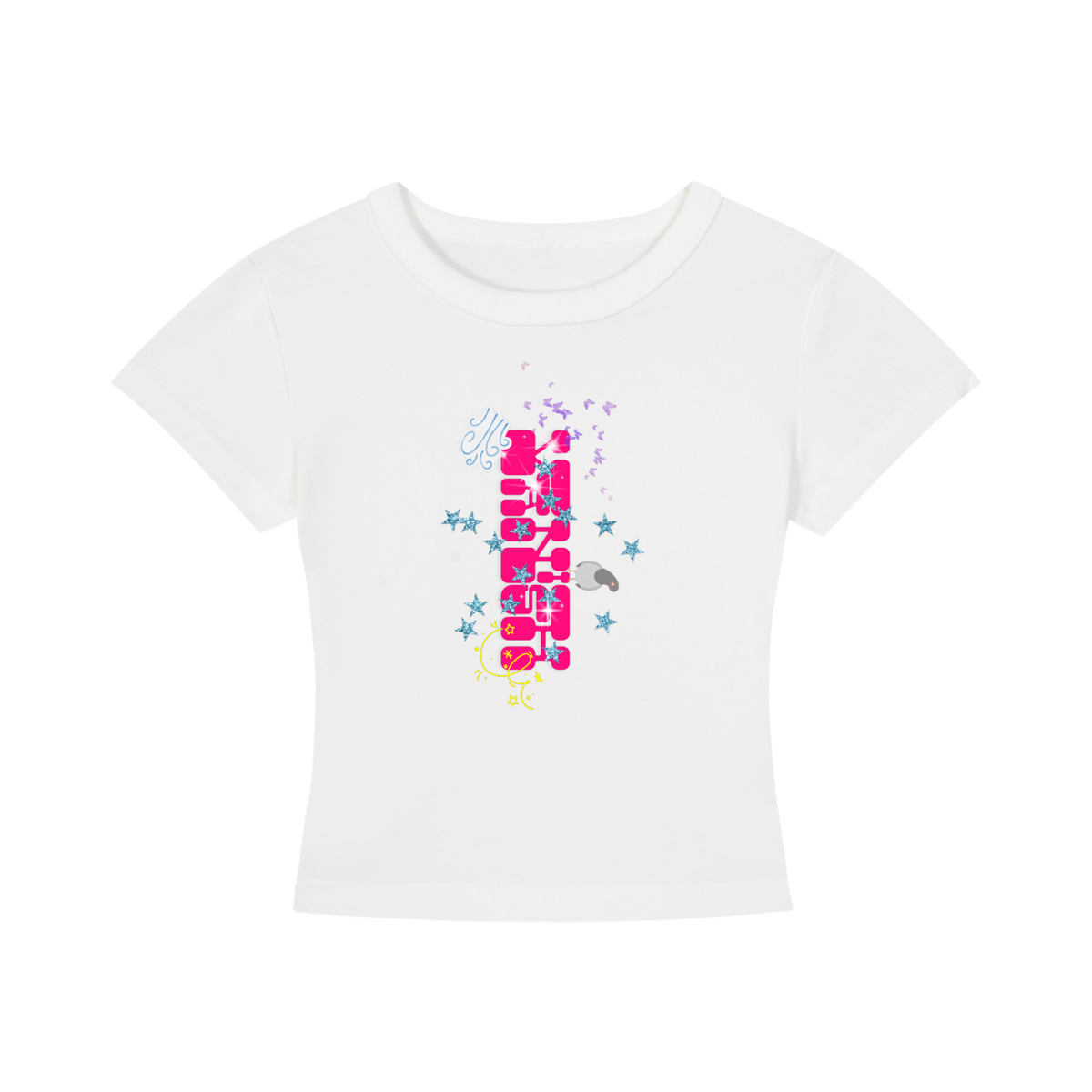 'Vanish' Cropped T-Shirt