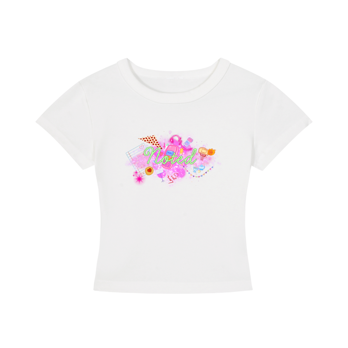 'Noted' Cropped T-Shirt