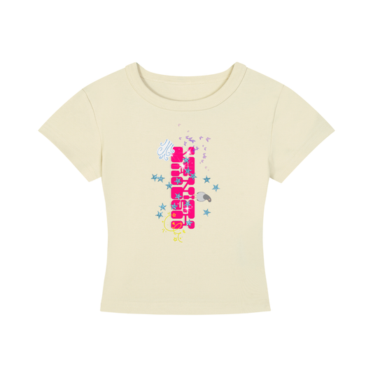 'Vanish' Cropped T-Shirt