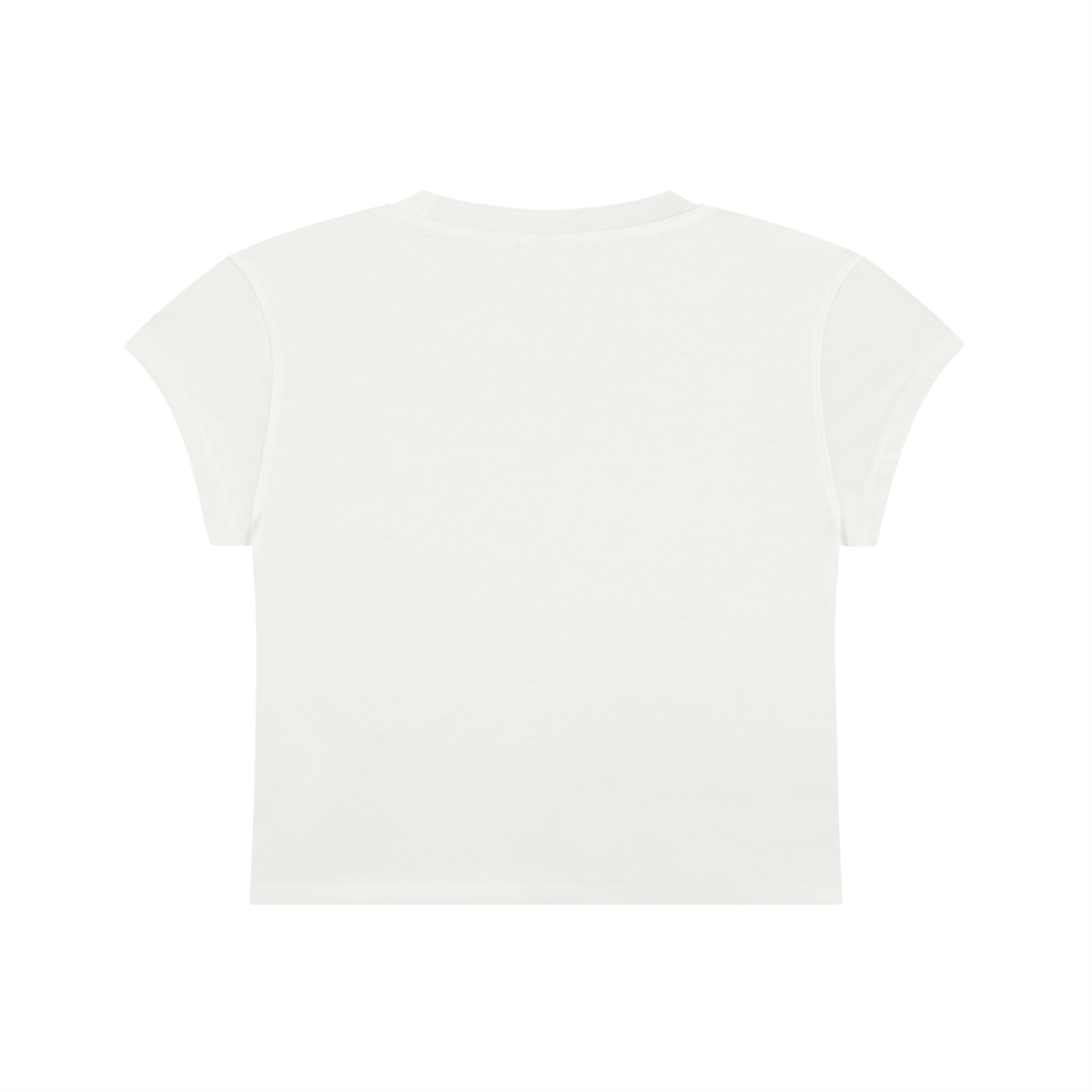 'Blocked' Cropped T-Shirt