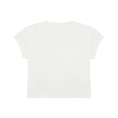 'Blocked' Cropped T-Shirt