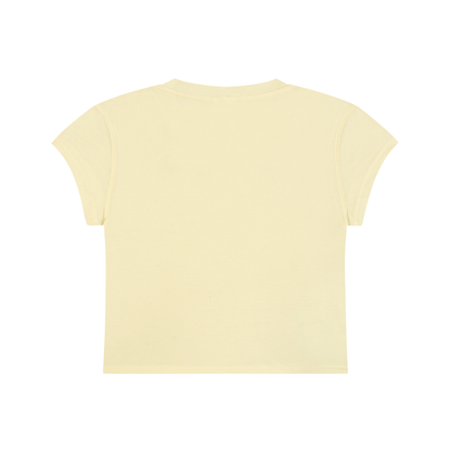 'Blocked' Cropped T-Shirt