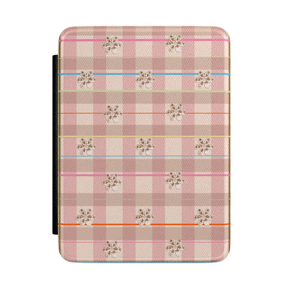 Neapolitan Twinkle Plaid Club Kindle Case