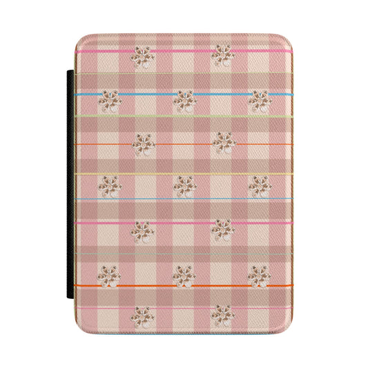 Neapolitan Twinkle Plaid Club Kindle Case