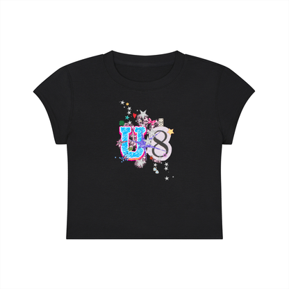 'U-8' Cropped T-Shirt