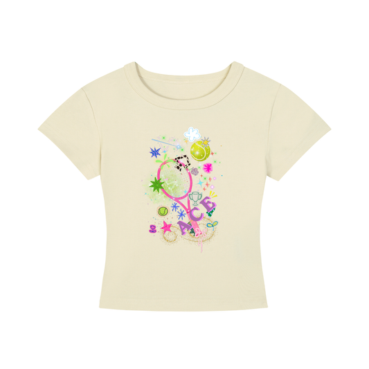 'Ace' Cropped T-Shirt