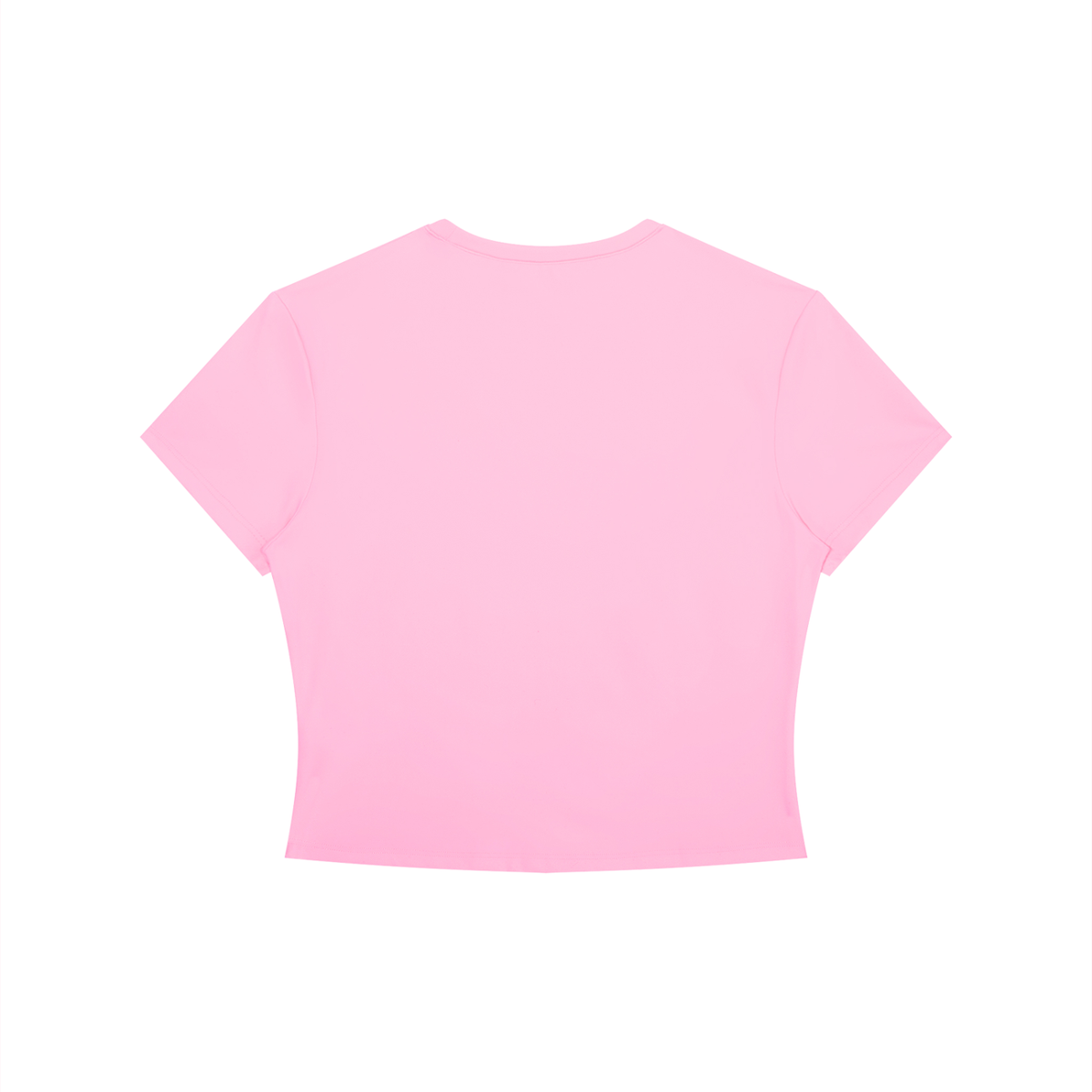 'Spoof' Crewneck Crop T-Shirt