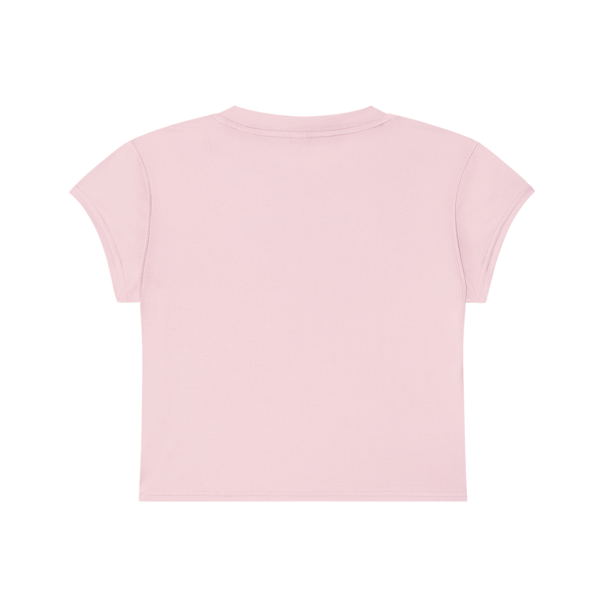 'Blocked' Cropped T-Shirt