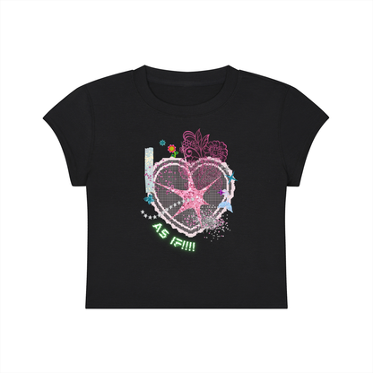 'As If!!!!' Cropped T-Shirt