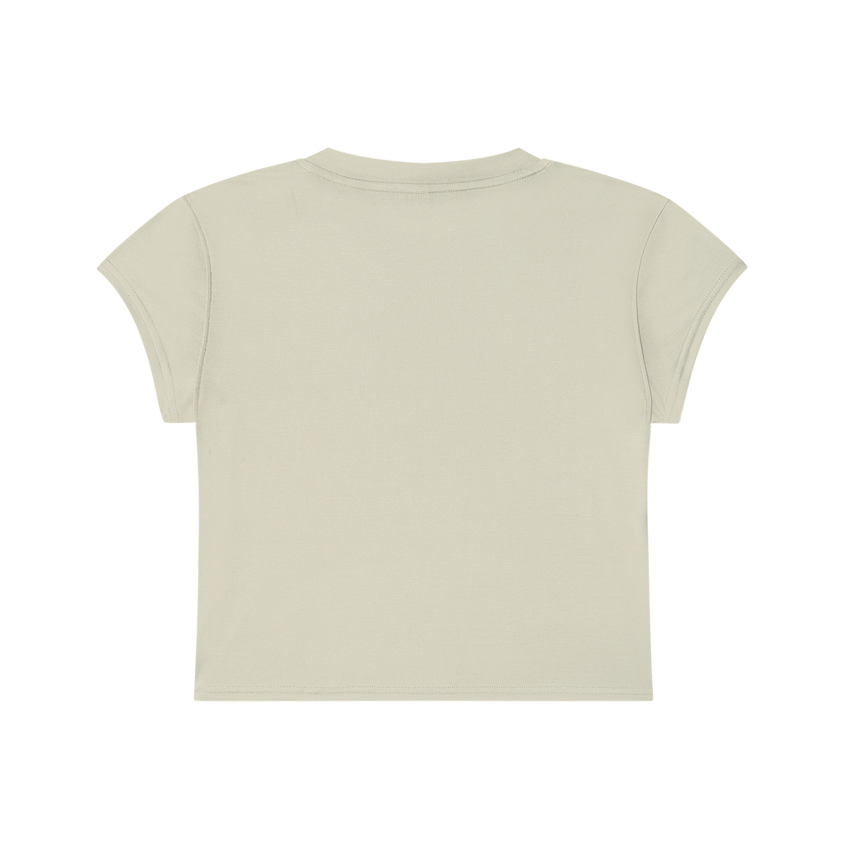 'Blocked' Cropped T-Shirt